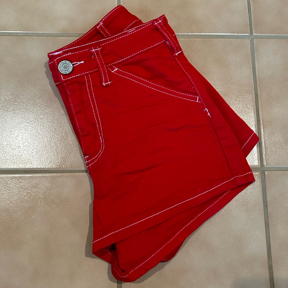Authentic Dickies Red Mini Shorts